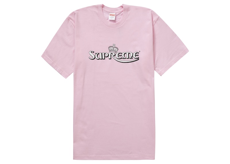Supreme Crown Tee Light Roze
