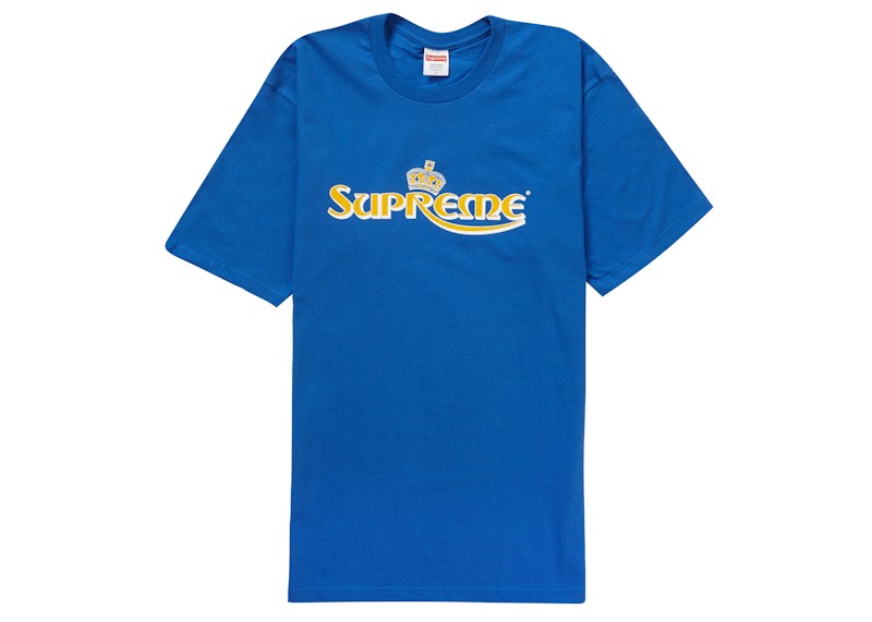 Supreme Crown Tee Royal Blauw