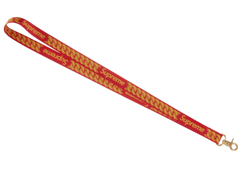 Supreme Cuban Links Lanyard Rood