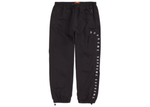 Supreme Curve Logos Ripstop Pant Zwart