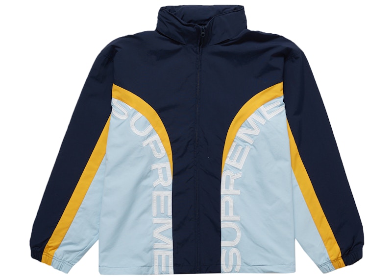 Supreme Curve Track Jacket Blauw
