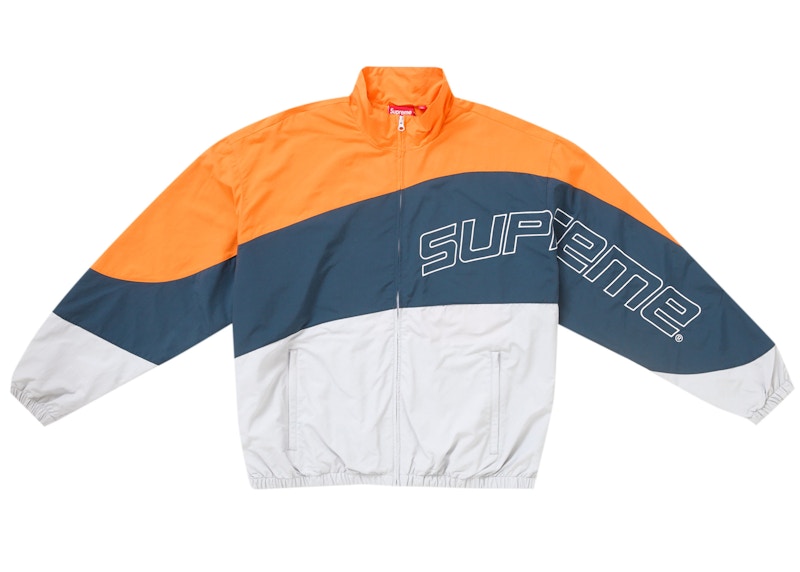 Supreme Curve Track Jacket Grijs
