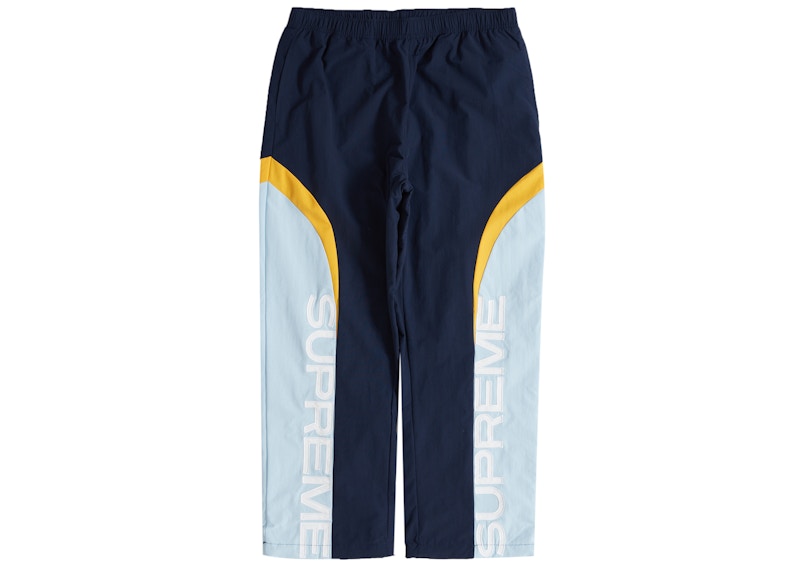 Supreme Curve Track Pant Blauw