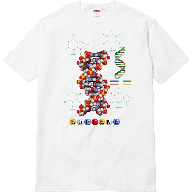 Supreme DNA Tee Wit