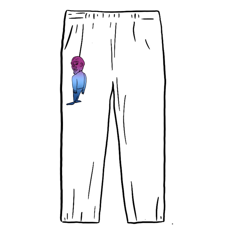 Supreme Daniel Johnston Embroidered Work Pant Wit