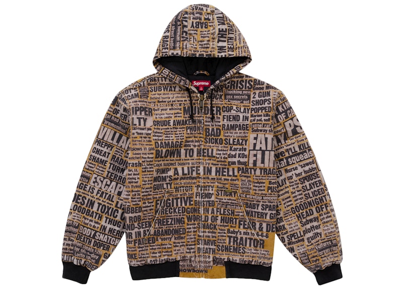 Supreme Dash Snow Hooded Work Jacket Multicolor