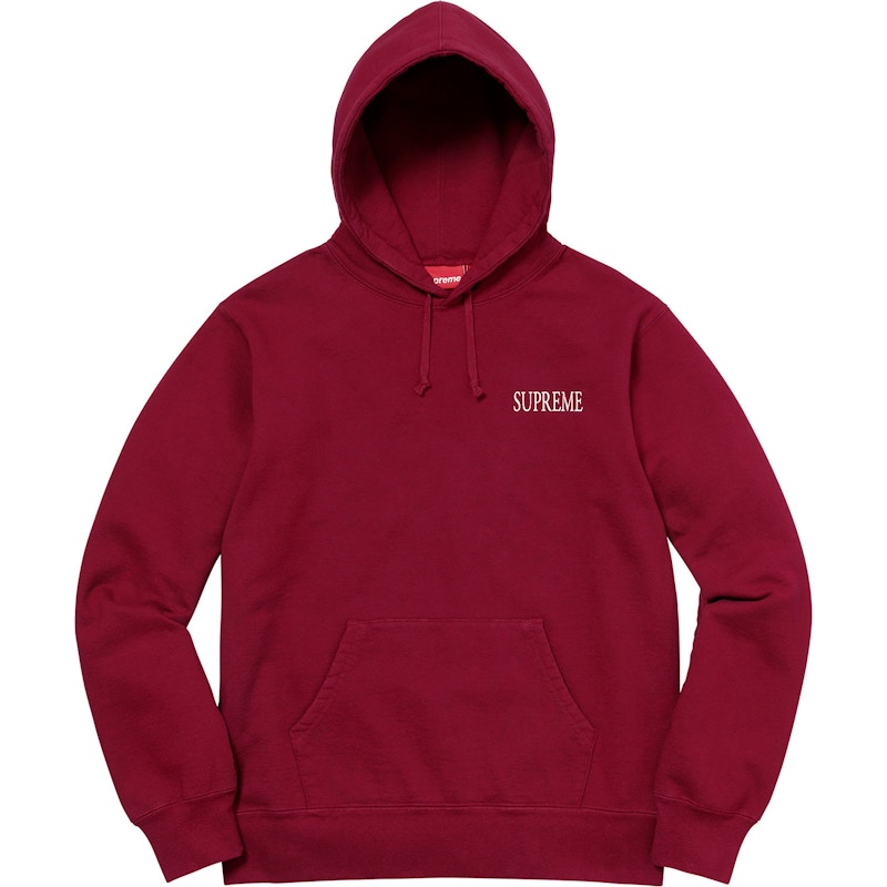 Supreme Decline Hooded Sweatshirt Cardinal