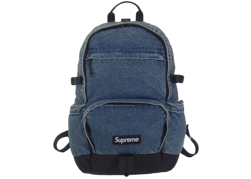 Supreme Backpack Washed Indigo