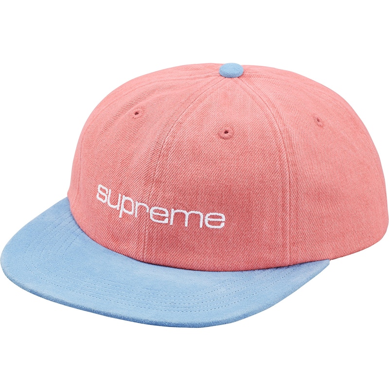 Supreme Suede Compact Logo 6-Panel Roze