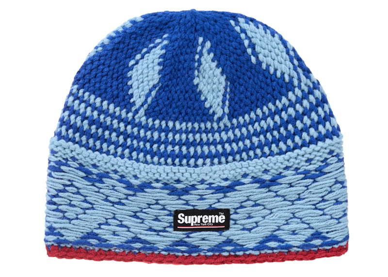 Supreme Diamond Beanie Blauw