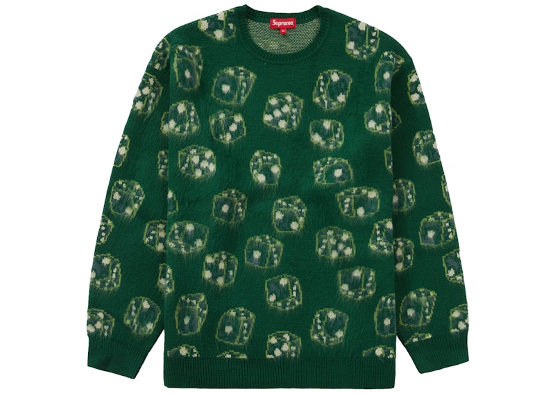 Supreme Dice Sweater Groen