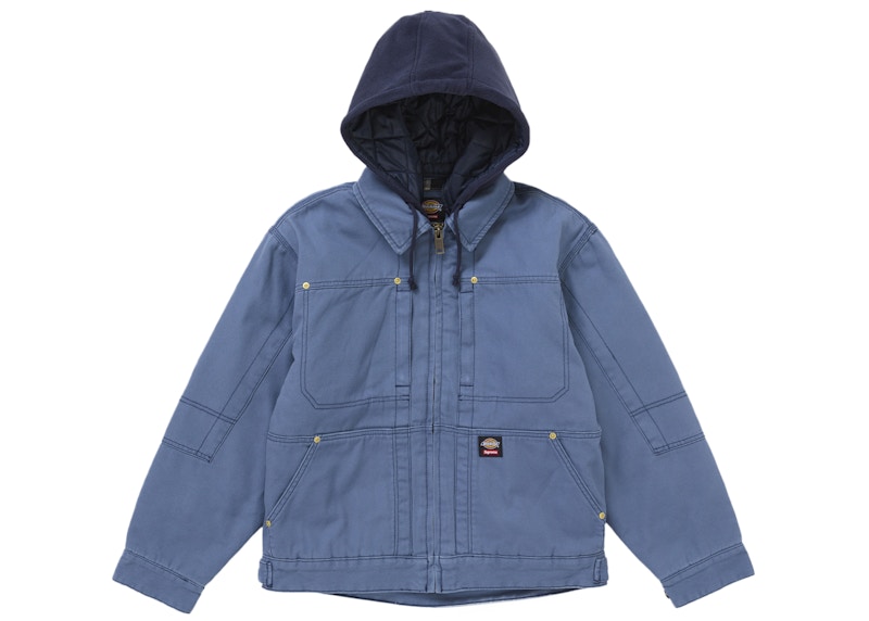 Supreme Dickies Hooded Work Jacket Blauw