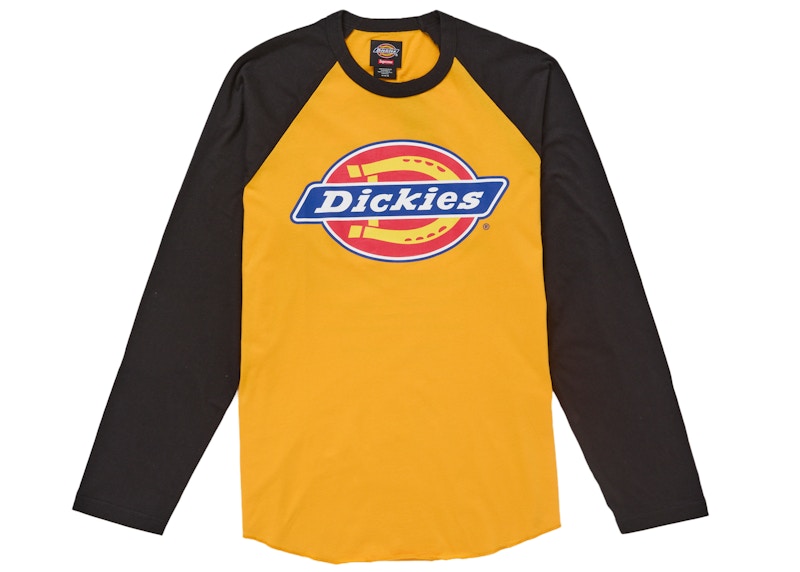 Supreme Dickies Raglan L/S Top Zwart