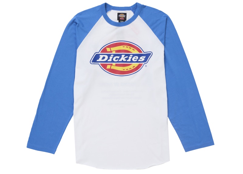 Supreme Dickies Raglan L/S Top Blauw