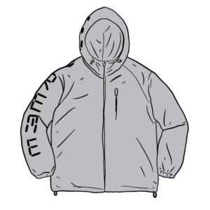 Supreme Digital Logo Track Jacket Zilver