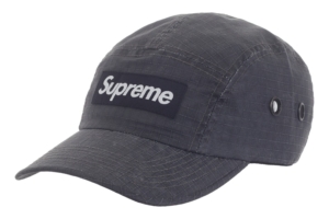Supreme Distressed Ripstop Camp Cap Zwart