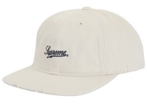 Supreme Distressed Script 6-Panel Wit