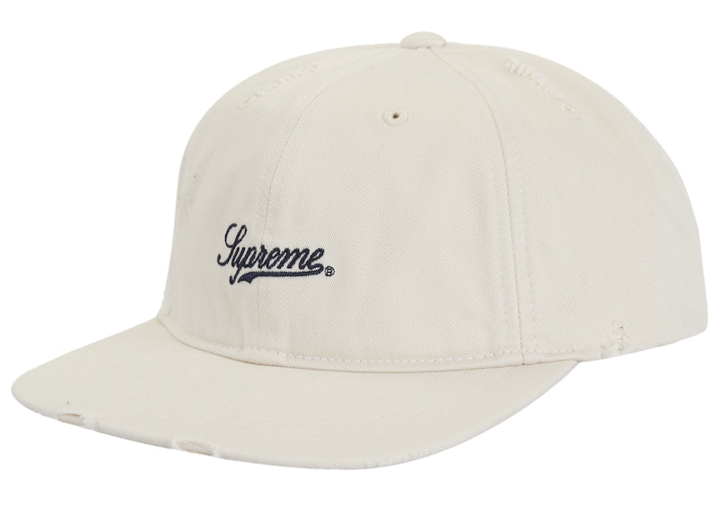 Supreme Distressed Script 6-Panel Wit