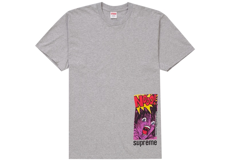 Supreme Does It Work Tee Heather Grijs