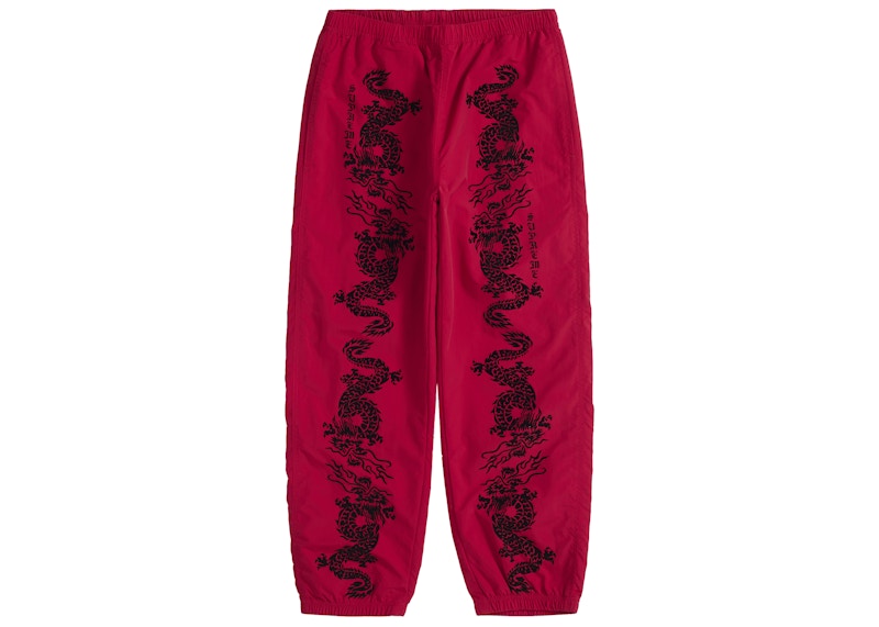 Supreme Dragon Track Pant Rood
