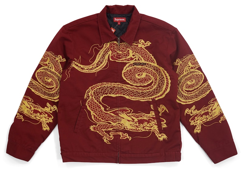 Supreme Dragon Work Jacket Rood
