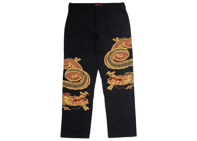 Supreme Dragon Work Pant Zwart