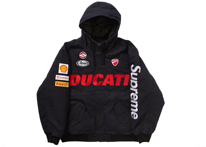 Supreme Ducati Hooded Work Jacket Zwart