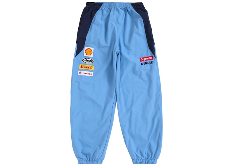 Supreme Ducati Track Pant Light Blauw
