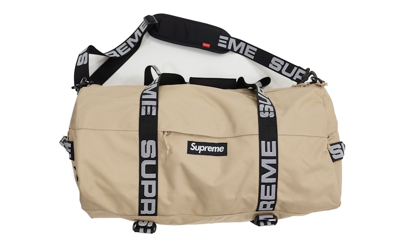 Supreme Duffle Bag Tan