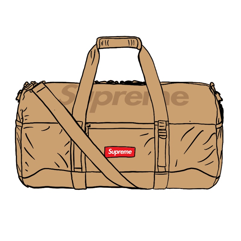Supreme Duffle Bag Tan