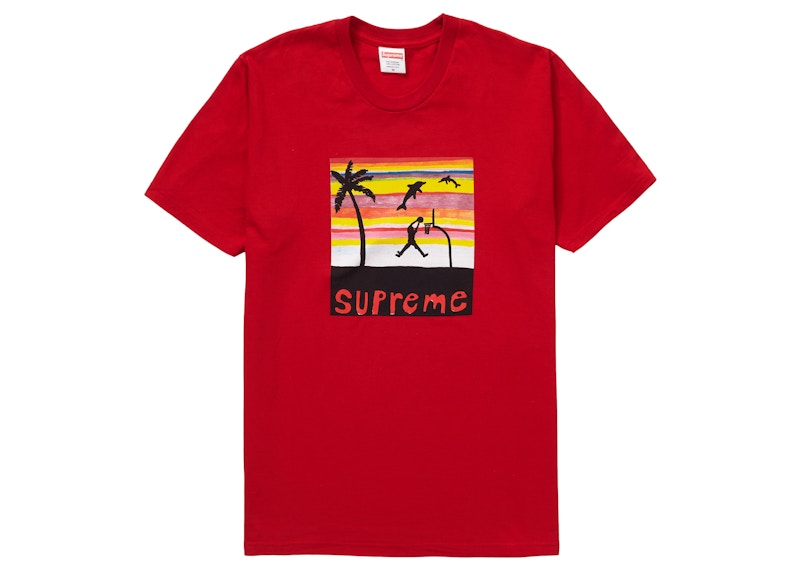 Supreme Dunk Tee Rood