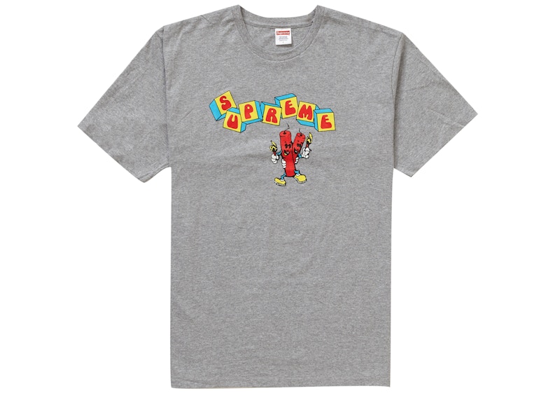Supreme Dynamite Tee Heather Grijs