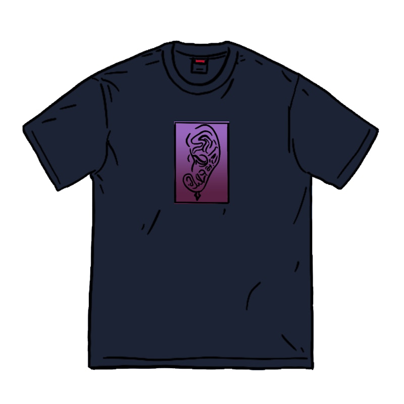 Supreme Ear Tee Blauw