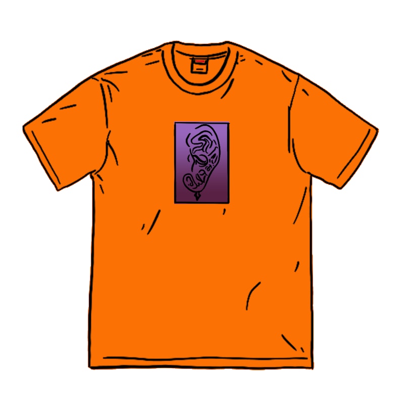 Supreme Ear Tee Oranje