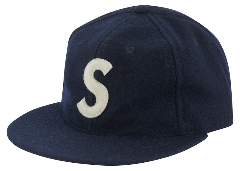 Supreme Ebbets S Logo Fitted 6-Panel Blauw