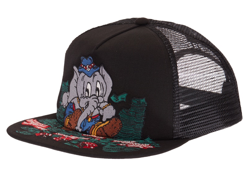 Supreme Elephant Mesh Back 5-Panel Zwart