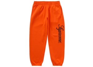 Supreme Embroidered Script Sweatpant Oranje