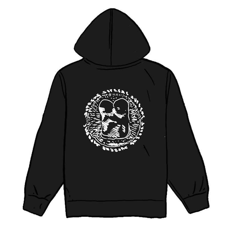Supreme Embryo Hooded Sweatshirt Zwart