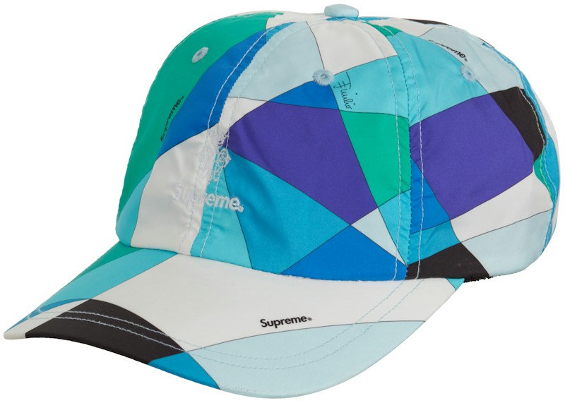Supreme Emilio Pucci 6-Panel Blauw