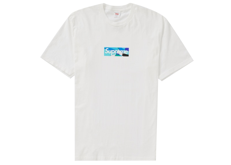 Supreme Emilio Pucci Box Logo Tee Blauw