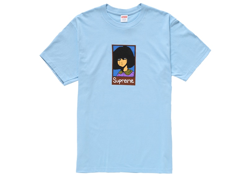 Supreme Emo Tee Powder Blauw