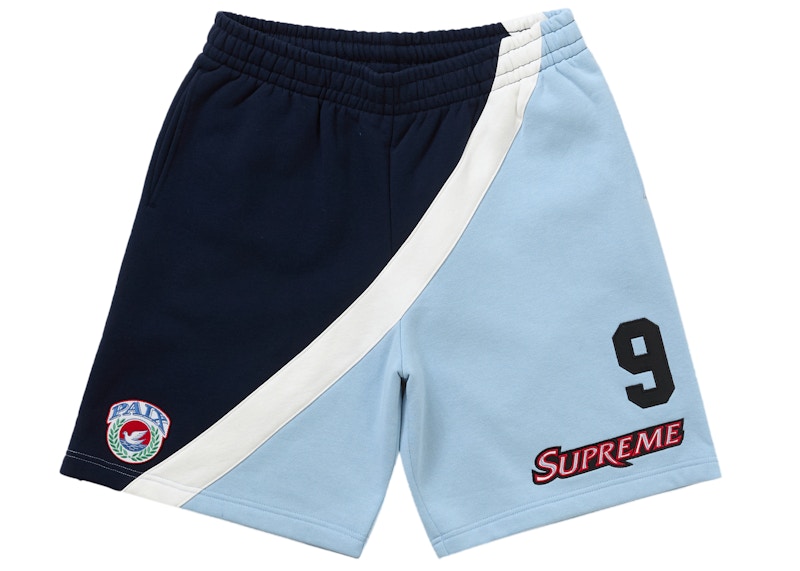 Supreme Equipe Sweatshort Light Blauw