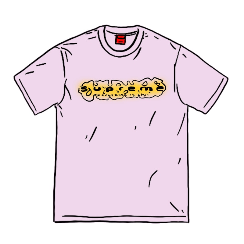 Supreme Everything Is Shit Tee Light Paars