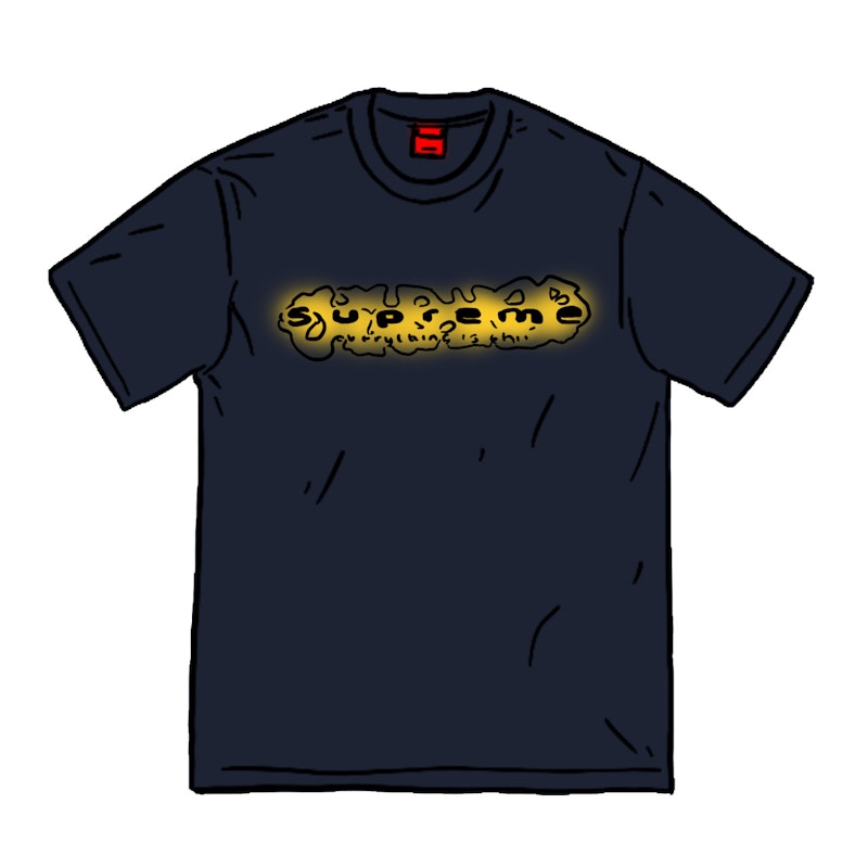 Supreme Everything Is Shit Tee Blauw