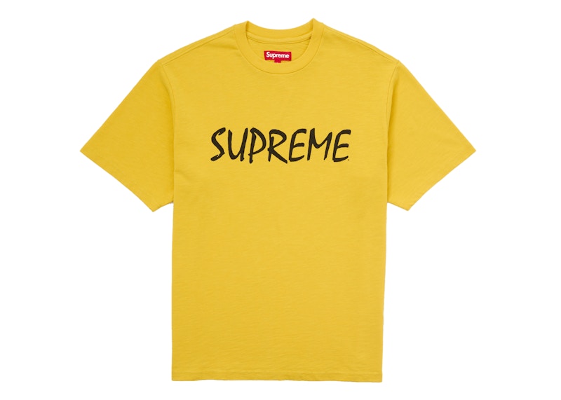 Supreme FTP S/S Top Geel