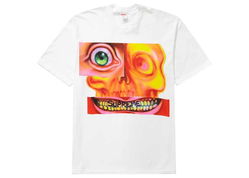 Supreme Face Tee Wit