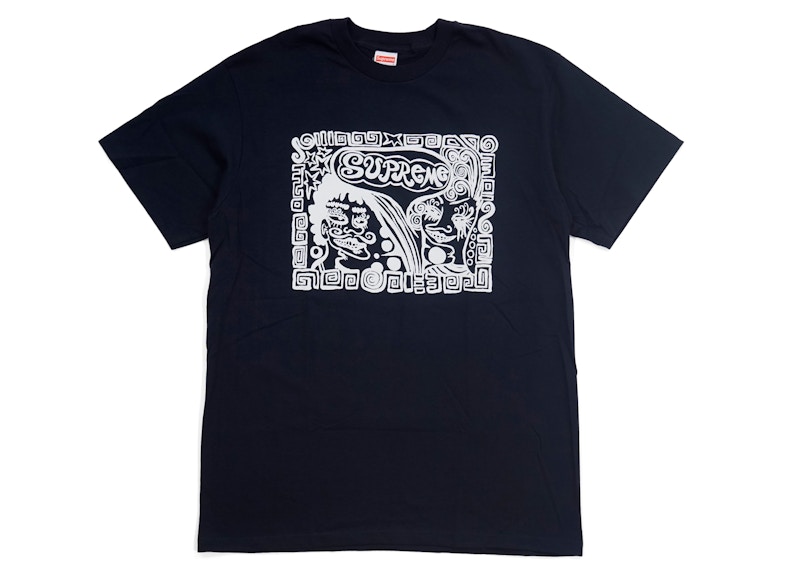 Supreme Faces Tee Blauw