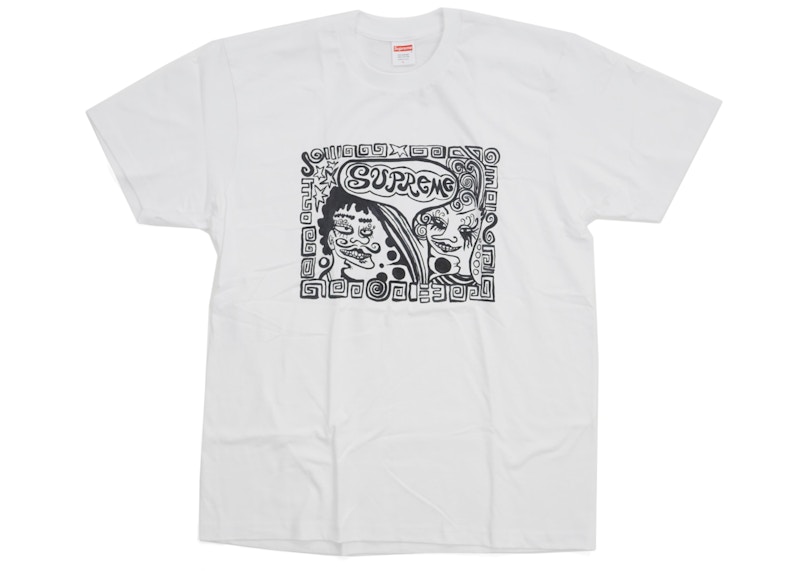 Supreme Faces Tee Wit
