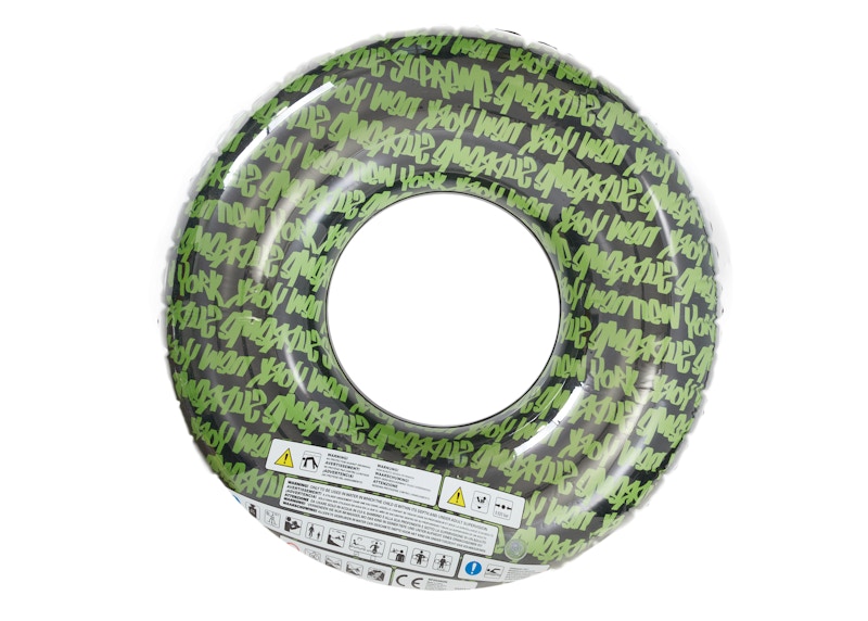 Supreme Fat Tip Pool Float Zwart