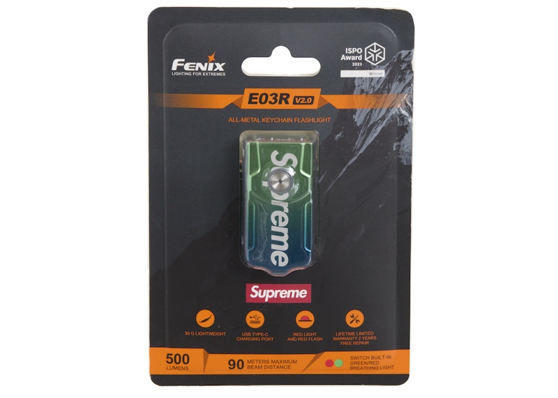 Supreme Fenix E03R Flashlight Keychain Multicolor